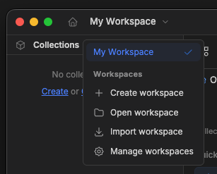 Import workspace